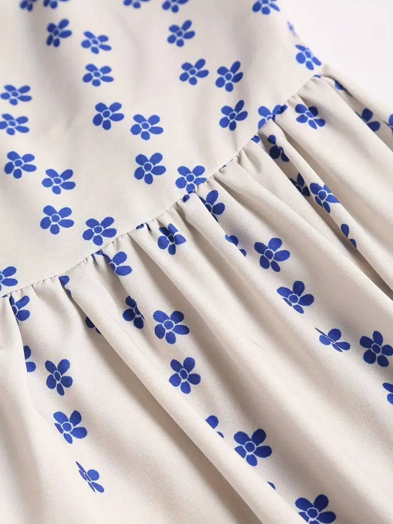 Mackerel Print Sundress