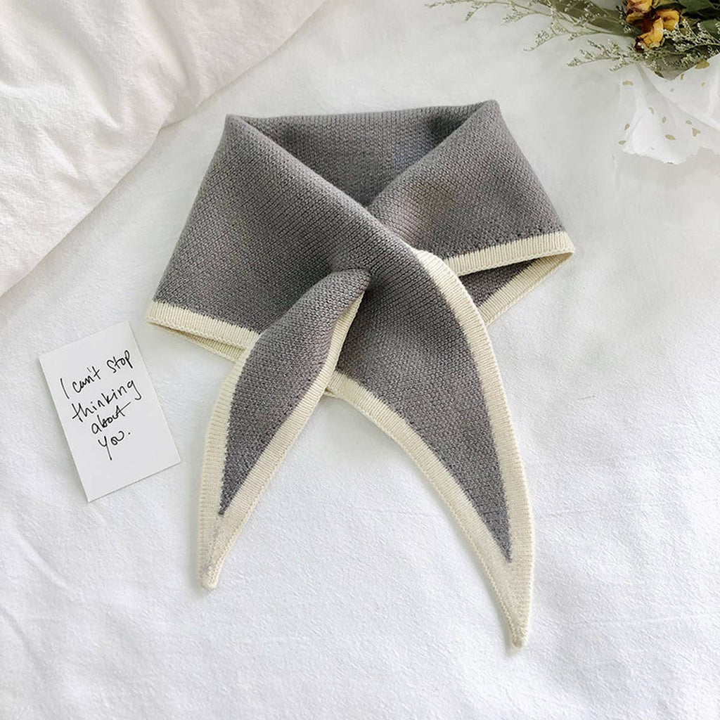 Knit Triangle Scarf
