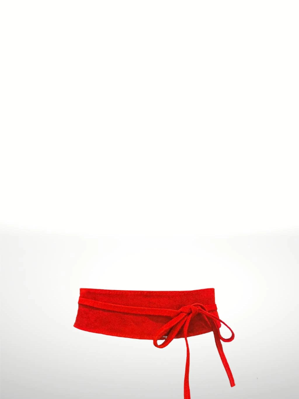 Genuine Suede Sash Belt