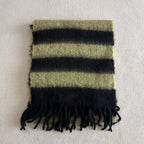 Blue-Brown Stripe Scarf