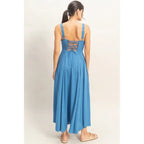 Boned Tie-Back Dress