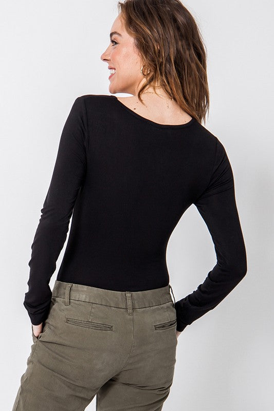 Scoop Neck Bodysuit