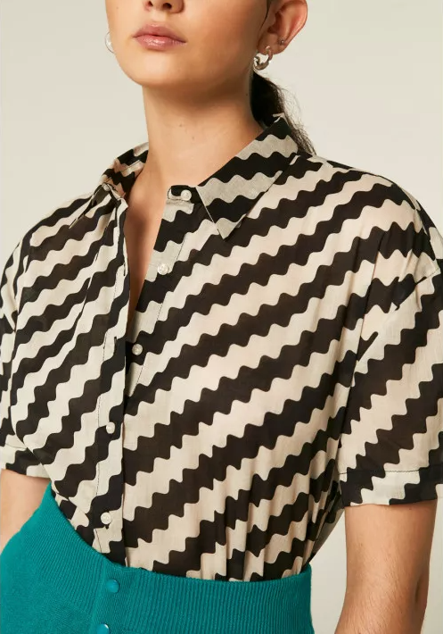 B&W Wiggle Top